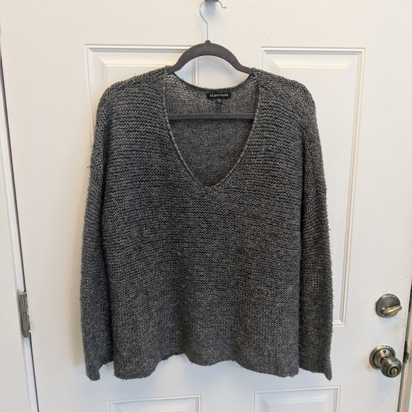 Eileen Fisher Metallic Sweater - Picture 1 of 4
